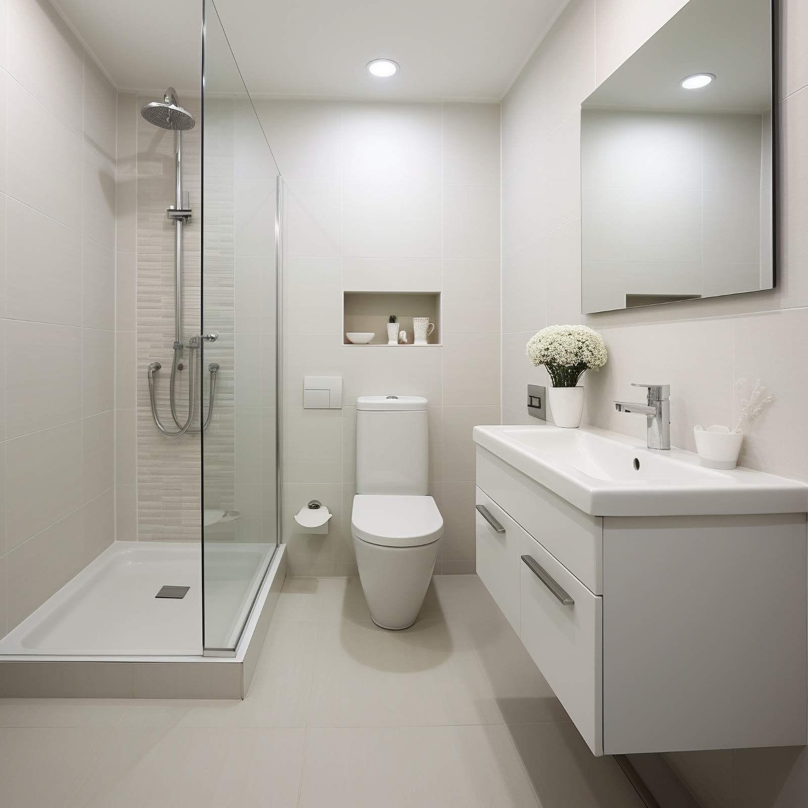 Common frameless shower door